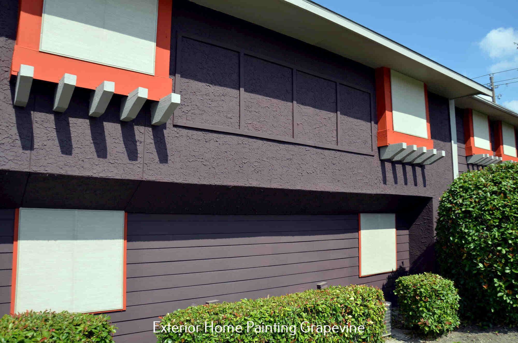 freshly painted home exterior